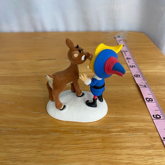 2008 Hallmark Keepsake Ornament A Couple of Misfits Rudolph Hermey Magic Lighted - Picture 5 of 6